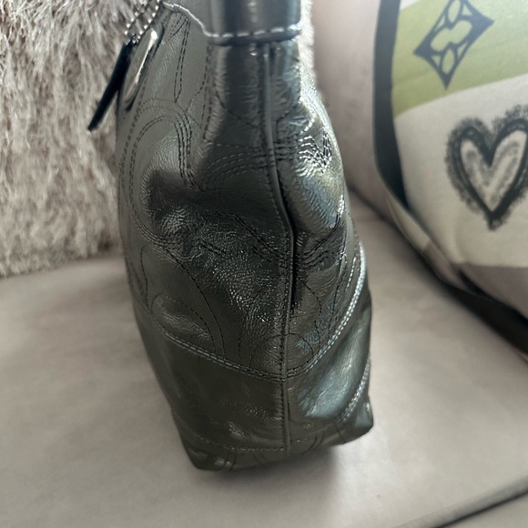 Coach Olive Leather Tote Bag - Picture 5 of 14